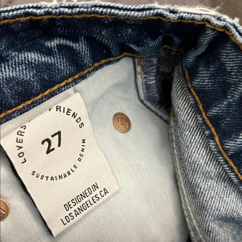 LF Classic Blue Denim Jeans Lovers and Friends - Picture 6 of 6